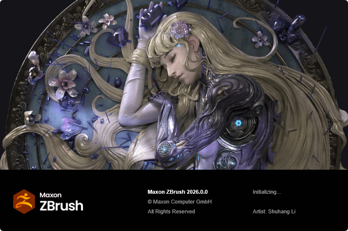 Pixologic ZBrush v2026.0 中文安装版 — 业界标杆级3D数字雕刻与绘画软件