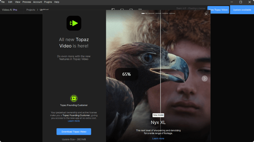 Topaz Video AI v7.1.4 — AI驱动的智能视频画质修复与增强