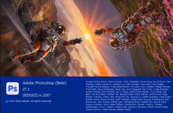 Photoshop 2026 Beta v27.1.0 下载 – PS 2026 测试版 支持AI修图