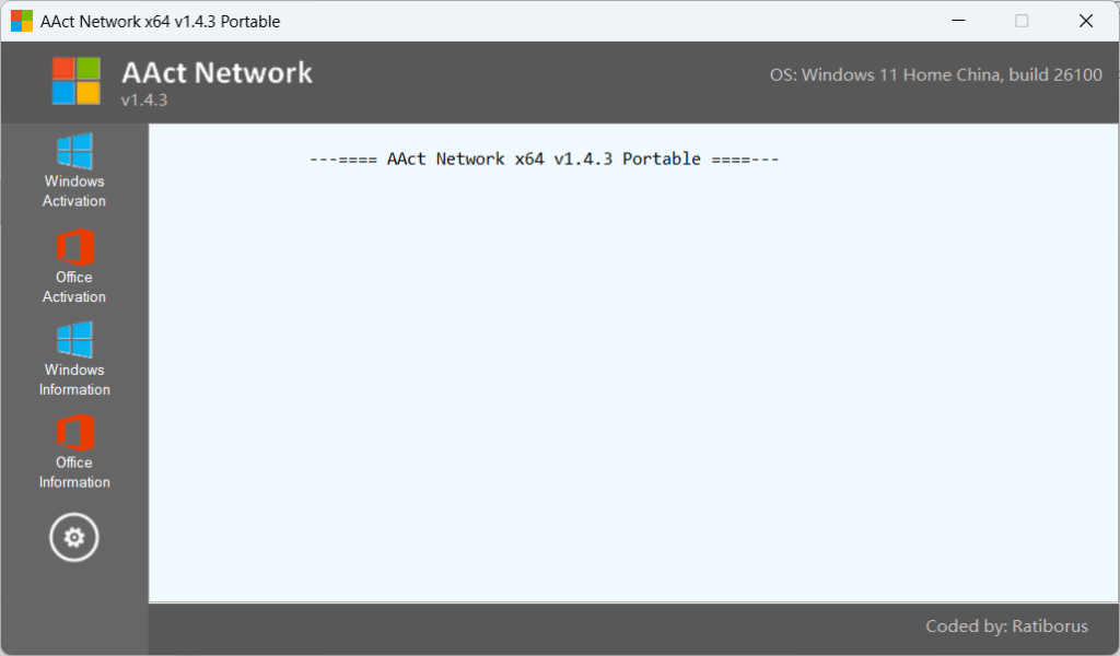 AAct Network v1.4.3 (x86/x64) – 批量激活管理工具