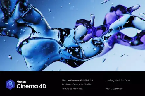 Maxon Cinema 4D 2026.1.3 Win – 专业三维建模、动画与渲染软件