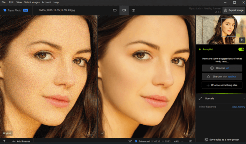 Topaz Photo AI v1.4.0 英文便携版 – 智能AI照片增强工具